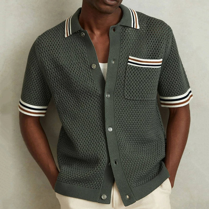 Kody - Smart Casual Knit Polo Shirt | By Julian & Claire Toronto