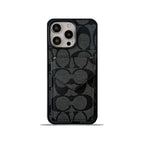 Classic iPhone Case With Card Holder And Strap Light Black -SJ240513