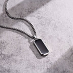 Jean - Stainless Steel Pendant Black | Julian & Claire Toronto