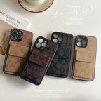 Classic iPhone Case With Wallet Black-HP240513