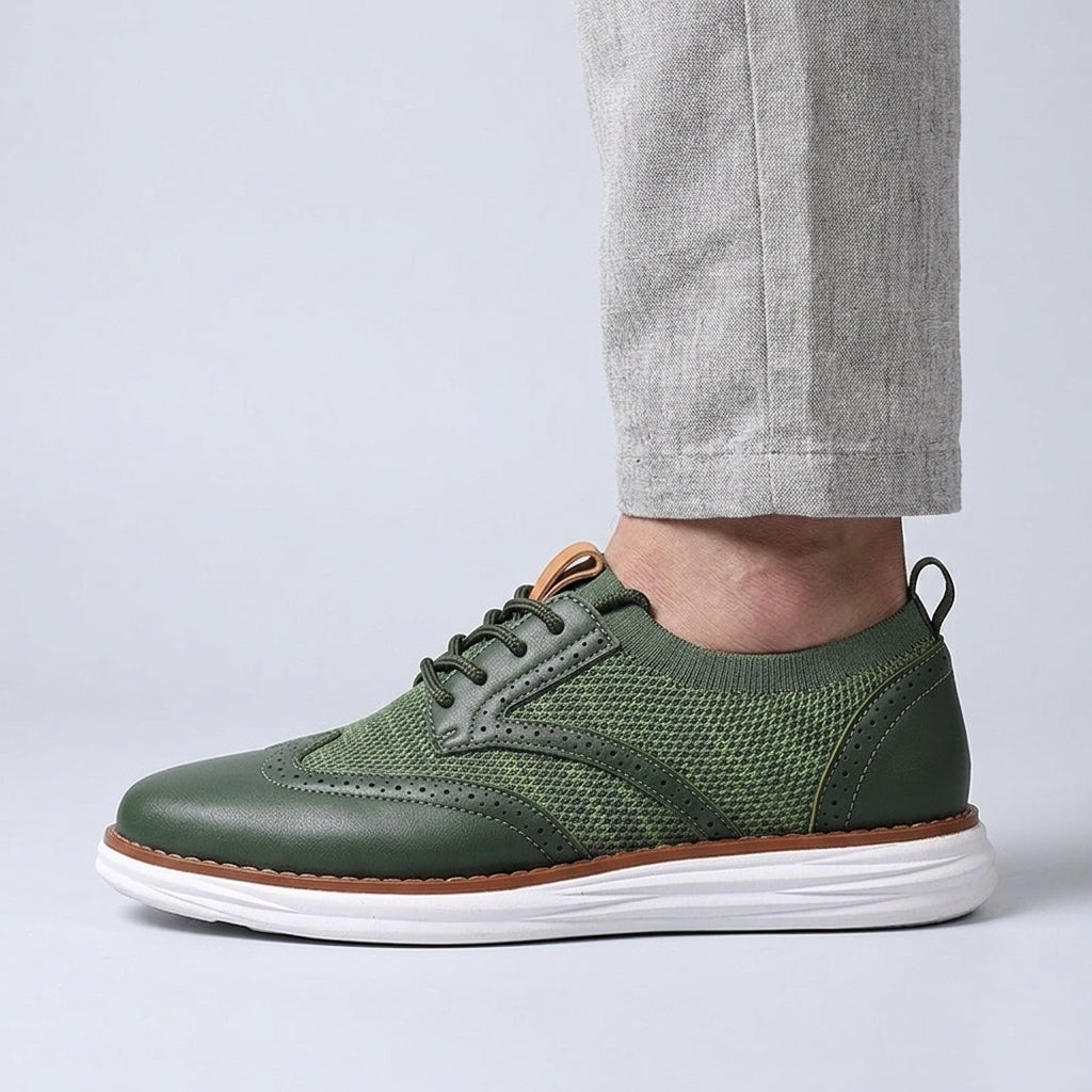 Patrick - Timeless Brogue Walking Sneakers | By Julian & Claire Toronto