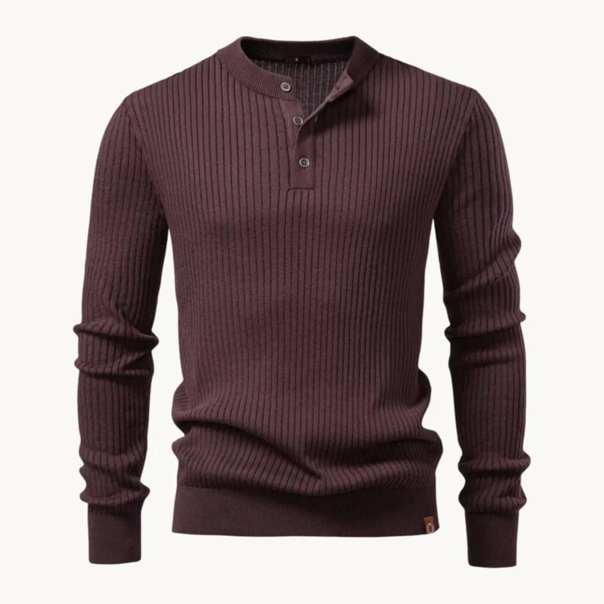 Antoine - Modern Crew Neck Textured Sweater | By Julian & Claire Toronto