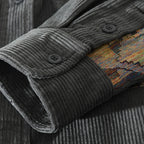 Mercer - Textured Patchwork Button-Up Shirt | By Julian & Claire Toronto