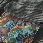 Mercer - Textured Patchwork Button-Up Shirt | By Julian & Claire Toronto