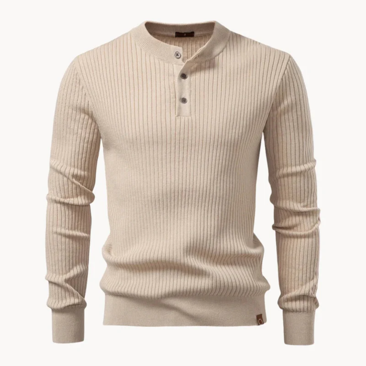 Antoine - Modern Crew Neck Textured Sweater | By Julian & Claire Toronto