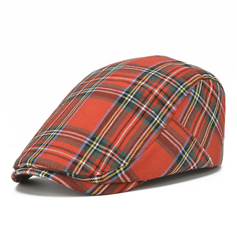 Vallen - Vintage Plaid Beret Cap | By Julian & Claire Toronto