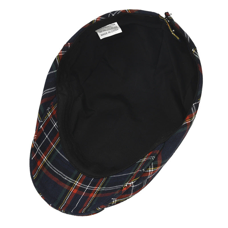 Vallen - Vintage Plaid Beret Cap | By Julian & Claire Toronto