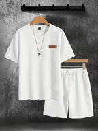 Arjun  - Round Neck Short Sleeve Set | Julian & Claire Toronto