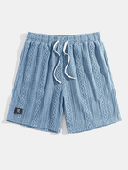 Brock - Diamond Knit Lounge Shorts | By Julian & Claire Toronto