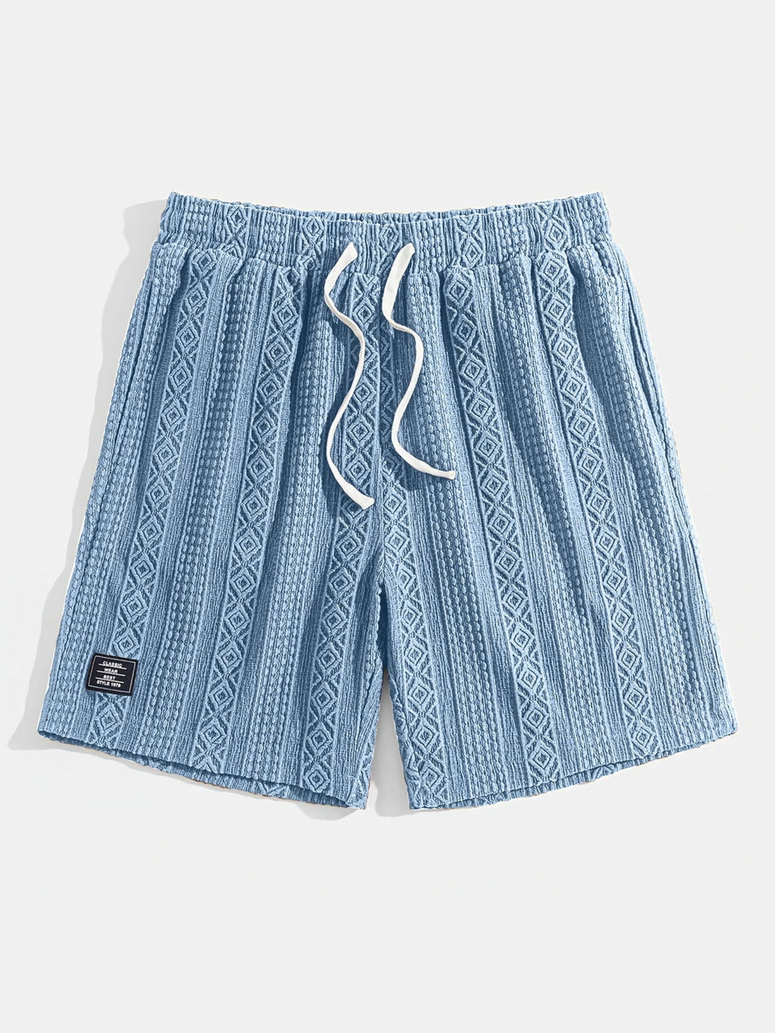 Brock - Diamond Knit Lounge Shorts | By Julian & Claire Toronto