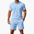 Zack - Casual Polo & Drawstring Shorts Set | By Julian & Claire Toronto