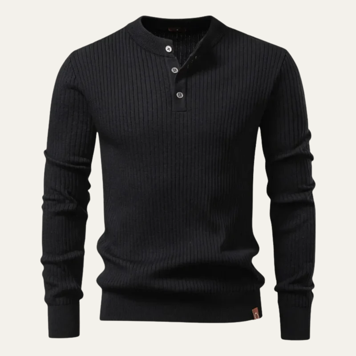 Antoine - Modern Crew Neck Textured Sweater | By Julian & Claire Toronto