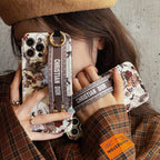 Fashion Maple Leaf Wristband iPhone Case