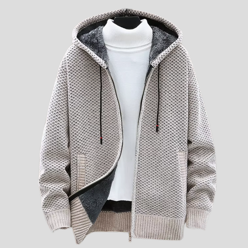 Troy - Modern Comfort Knit Zip Hoodie | By Julian & Claire Toronto