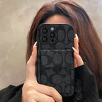Classic iPhone Case With Wallet Black-HP240513