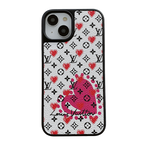 Luxury Balloon & Heart Leather iPhone Case
