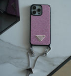 Luxury Diamond Crossbody iPhone Case
