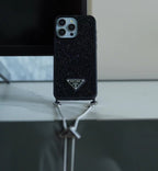 Luxury Diamond Crossbody iPhone Case