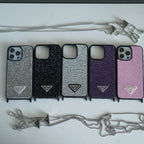 Luxury Diamond Crossbody iPhone Case