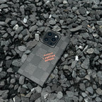 Luxury Black & White Sqaure iPhone Case