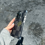 Luxury Black & White Sqaure iPhone Case