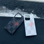 Luxury Black & White Sqaure iPhone Case