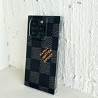 Luxury Black & White Sqaure iPhone Case