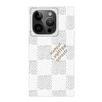 Luxury Black & White Sqaure iPhone Case