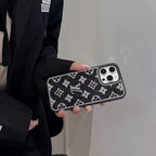 Luxury Glitter Holographic Y - S - L-Inspired iPhone Case – Diamond Shine Edition