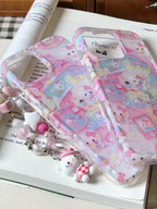 Girly heart kitty-iPhone Case
