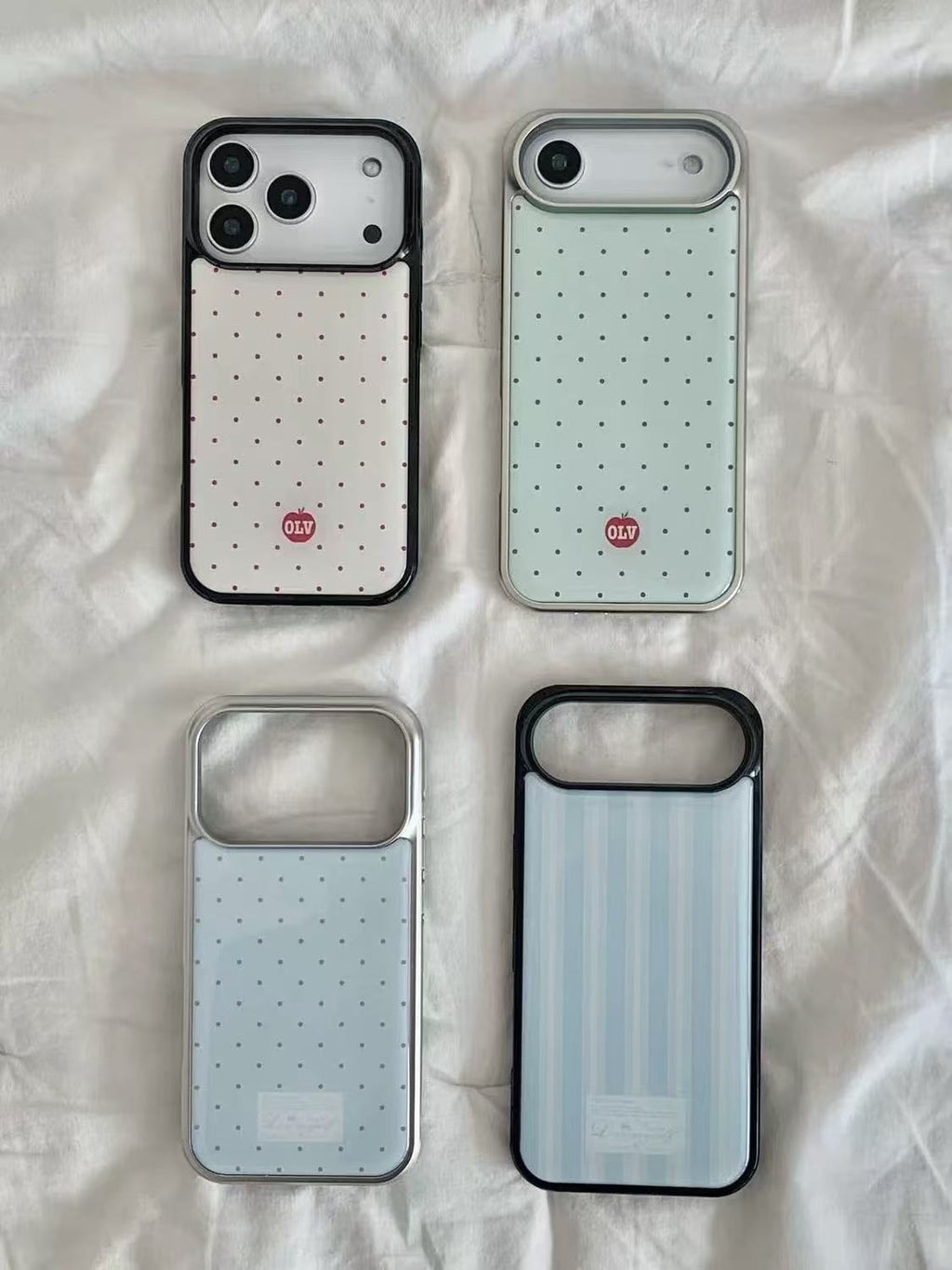 Retro niche polka dots IPhone  Case