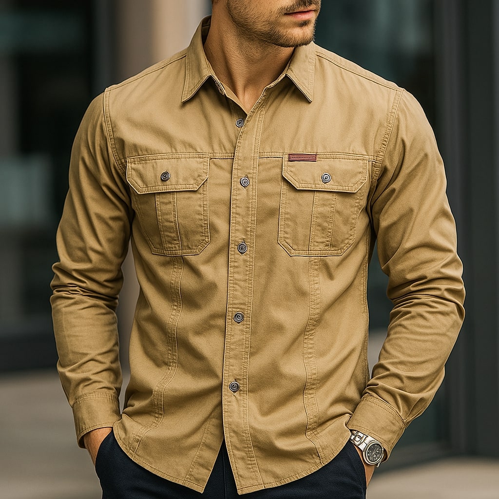 Frank - Classic Utility Shirt | By Julian & Claire Toronto