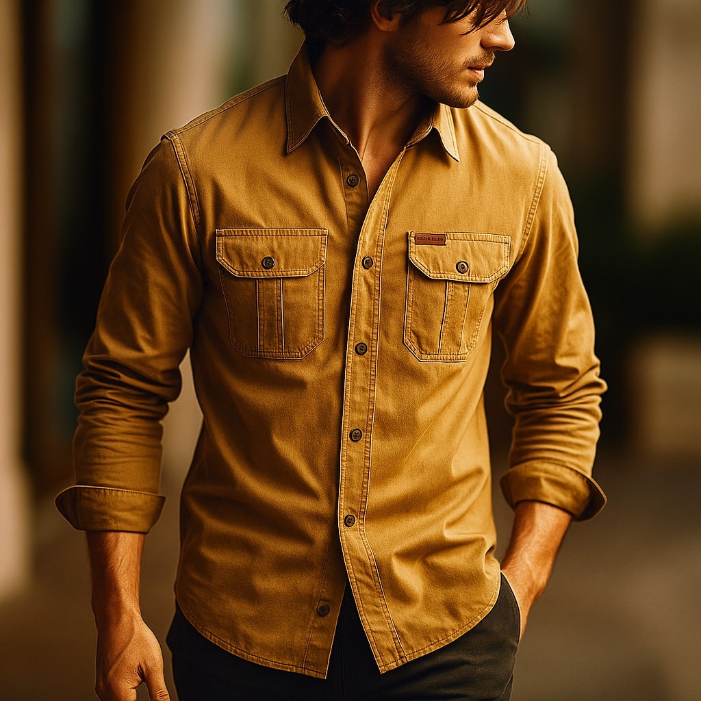 Frank - Classic Utility Shirt | By Julian & Claire Toronto