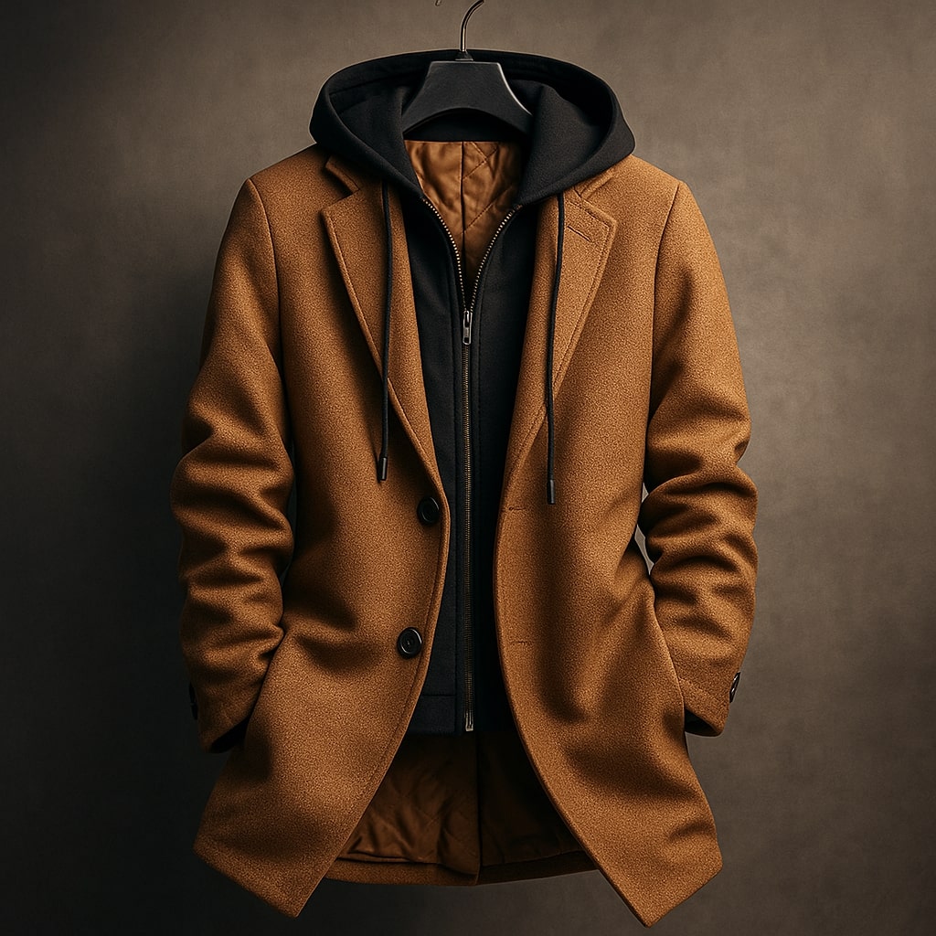 Matthew - Hooded Layer Coat | By Julian & Claire Toronto