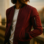 Peter - Light Bomber Jacket | By Julian & Claire Toronto