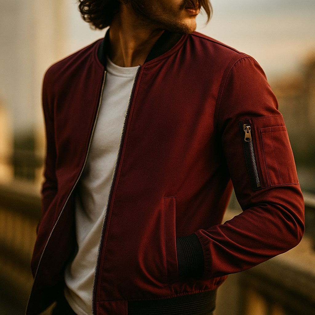 Peter - Light Bomber Jacket | By Julian & Claire Toronto
