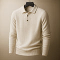 Mark - Textured Polo Sweater | By Julian & Claire Toronto