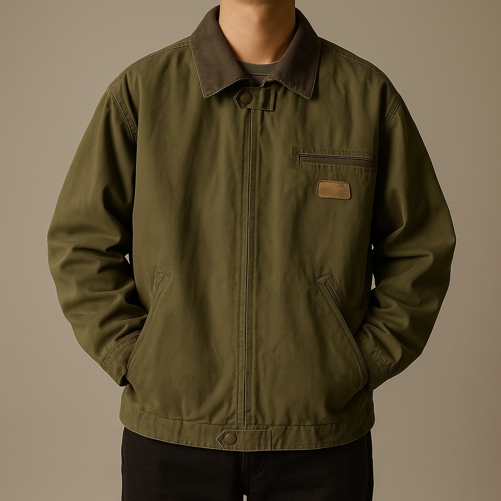Corey - Modern Stand Collar Jacket | By Julian & Claire Toronto