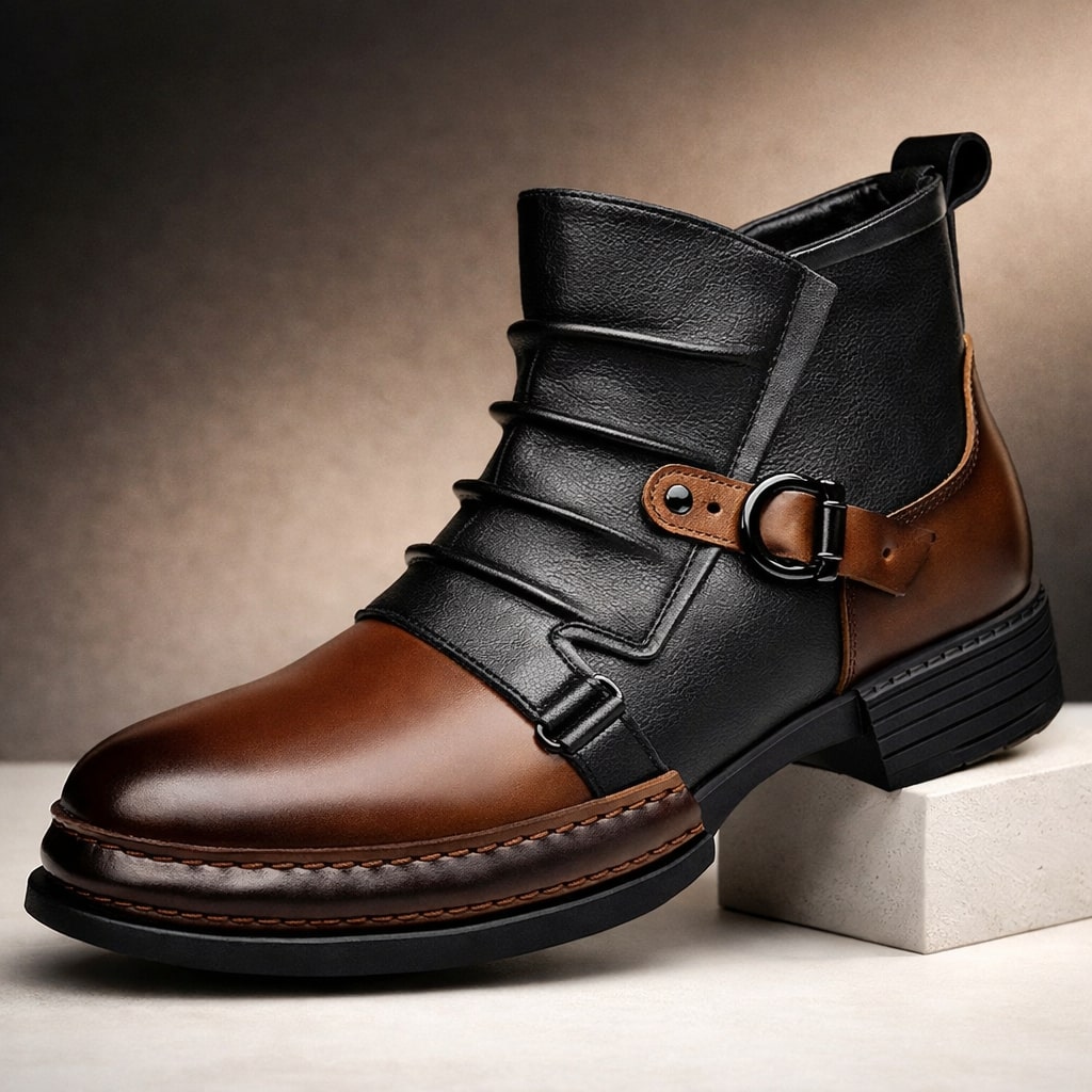 Edgar - Classic Side Strap Boots | By Julian & Claire Toronto