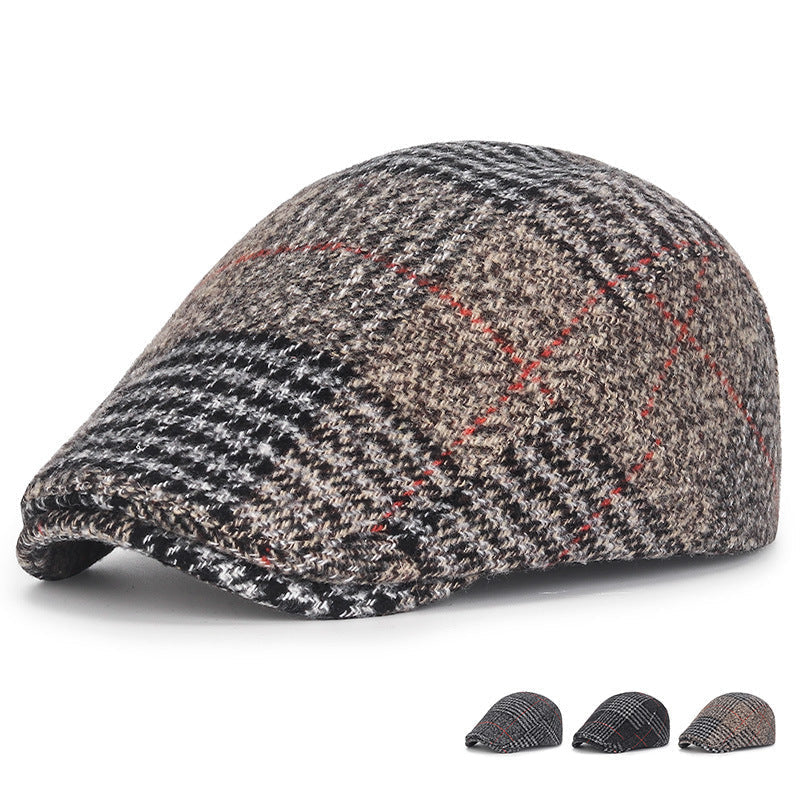 Oakes - Heritage Plaid Wool Cap | By Julian & Claire Toronto