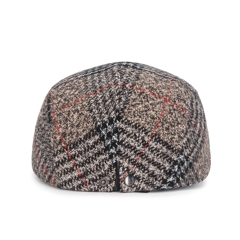 Oakes - Heritage Plaid Wool Cap | By Julian & Claire Toronto
