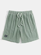 Brock - Diamond Knit Lounge Shorts | By Julian & Claire Toronto