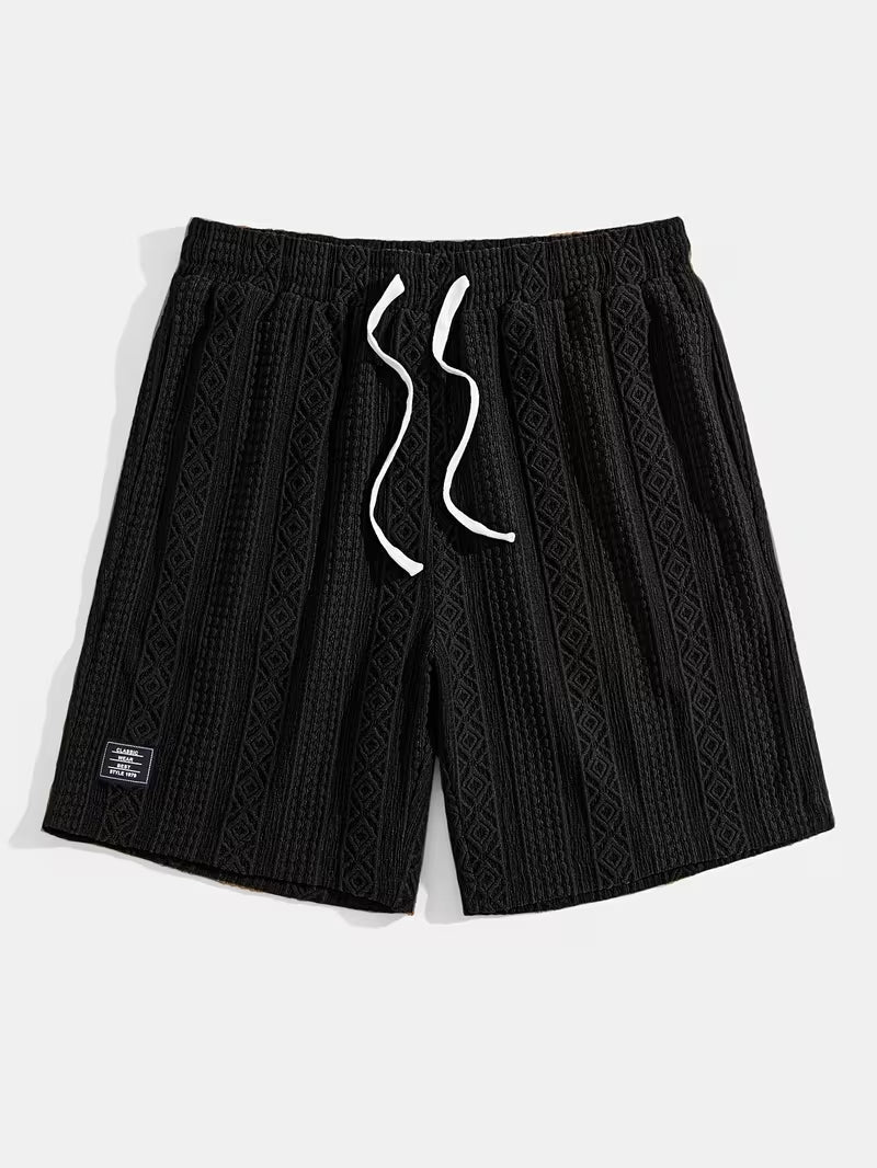 Brock - Diamond Knit Lounge Shorts | By Julian & Claire Toronto