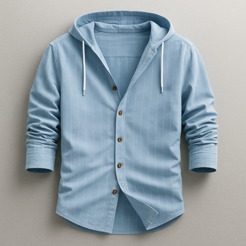 Harlan - Relaxed Fit Hoodie Shirt | By Julian & Claire Toronto