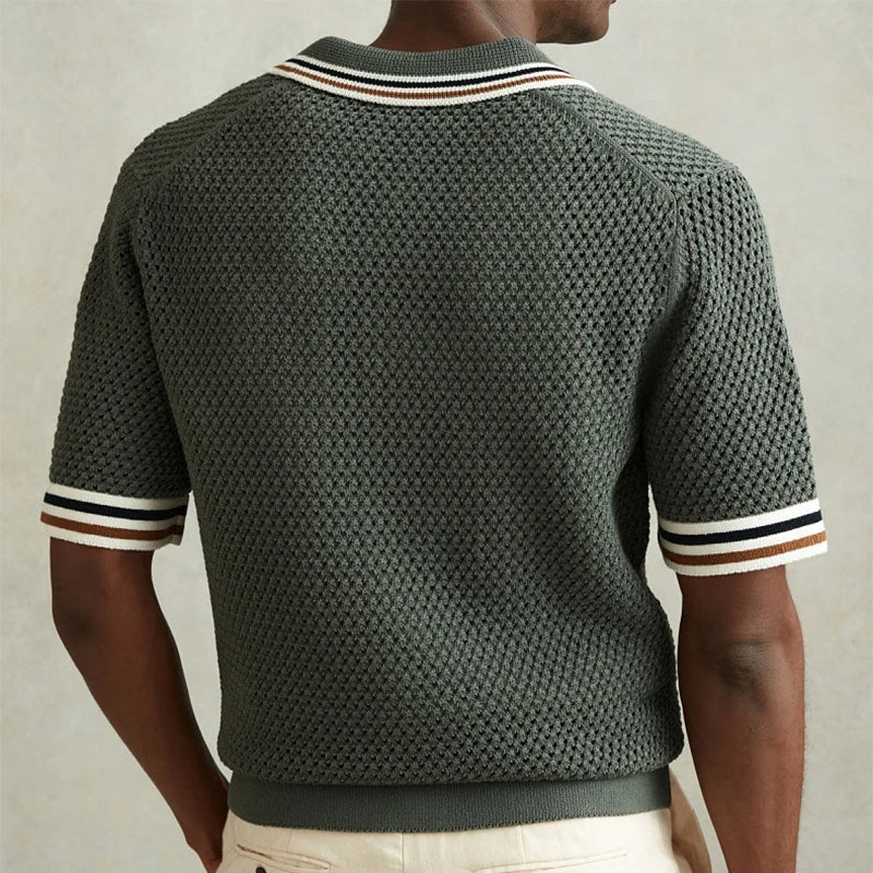 Kody - Smart Casual Knit Polo Shirt | By Julian & Claire Toronto