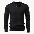 Antoine - Modern Crew Neck Textured Sweater | By Julian & Claire Toronto