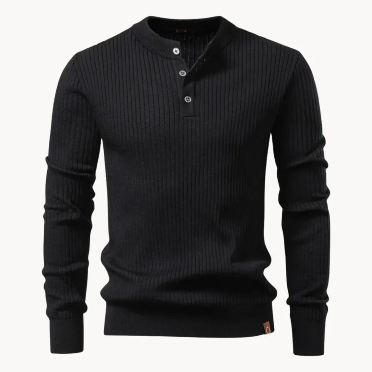 Antoine - Modern Crew Neck Textured Sweater | By Julian & Claire Toronto