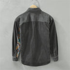 Mercer - Textured Patchwork Button-Up Shirt | By Julian & Claire Toronto