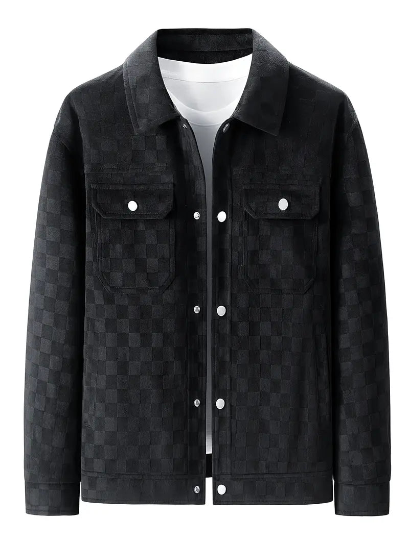 Xavi - Timeless Check Pattern Jacket | By Julian & Claire Toronto