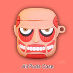 Big Faced Monster Airpod Case Cartoon Silicone Case